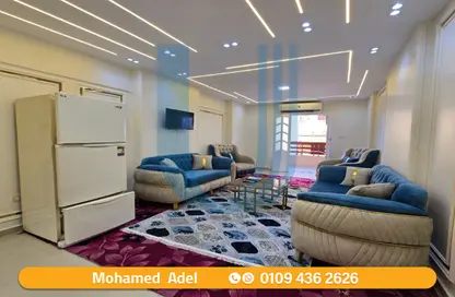 شقة - 3 غرف نوم - 2 حمامات للايجار في شارع إسكندر إبراهيم - ميامي - حي اول المنتزة - الاسكندرية