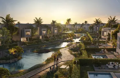 Villa - 4 Bedrooms - 4 Bathrooms for sale in Palm Hills Golf Extension - Al Wahat Road - 6 October City - Giza