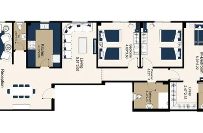 Apartment - 3 Bedrooms - 3 Bathrooms for sale in Bait Alwatan - The 5th Settlement - New Cairo City - Cairo