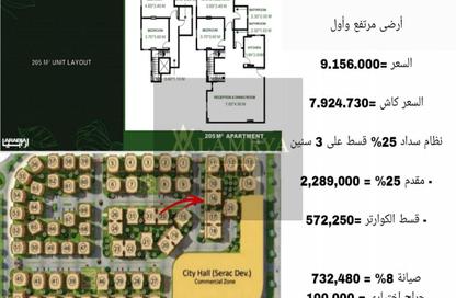 Duplex - 4 Bedrooms - 2 Bathrooms for sale in Al Ashrafiya - North Investors Area - New Cairo City - Cairo