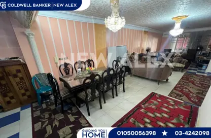شقة - 3 غرف نوم - 2 حمامات للبيع في شارع بورسعيد - الإبراهيمية - حي وسط - الاسكندرية