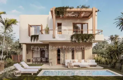 Chalet - 2 Bedrooms - 2 Bathrooms for sale in Ramla Lakeside - Qesm Ad Dabaah - North Coast