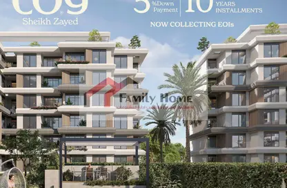 شقة - 3 غرف نوم - 2 حمامات للبيع في الحصري - مدينة 6 أكتوبر - الجيزة