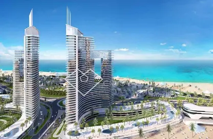 Chalet - 2 Bedrooms - 2 Bathrooms for sale in The Gate Towers - New Alamein City - Al Alamein - North Coast