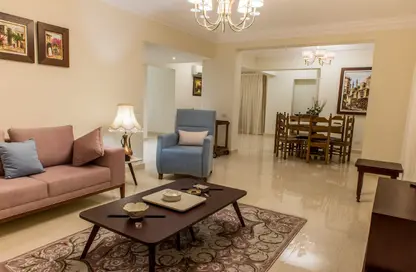 Apartment - 3 Bedrooms - 2 Bathrooms for rent in Akhnaton St. - District 5 - The 5th Settlement - New Cairo City - Cairo