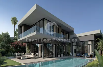 Villa - 5 Bedrooms - 5 Bathrooms for sale in Palm Hills New Cairo - 5th Settlement Compounds - The 5th Settlement - New Cairo City - Cairo