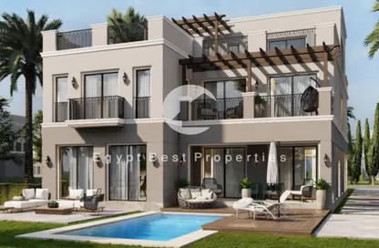 Villa - 3 Bedrooms - 4 Bathrooms for sale in Garden Lakes - 6 October Compounds - 6 October City - Giza