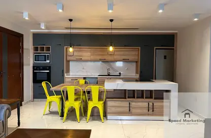 Apartment - 2 Bedrooms - 1 Bathroom for rent in Palm Hills Village Gate - South Investors Area - New Cairo City - Cairo