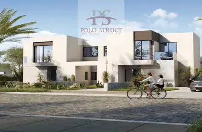 Twin House - 5 Bedrooms - 6 Bathrooms for sale in Solana - New Zayed City - Sheikh Zayed City - Giza
