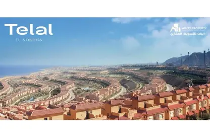 شاليه - 2 غرف نوم - 2 حمامات للبيع في تلال السخنة - العين السخنة - السويس