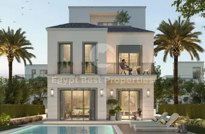 Villa - 4 Bedrooms - 4 Bathrooms for sale in Belle Vie - New Zayed City - Sheikh Zayed City - Giza