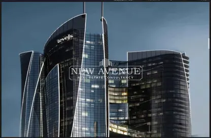 Office Space - Studio - 1 Bathroom for sale in Levels Business tower - Downtown Area - New Capital City - Cairo