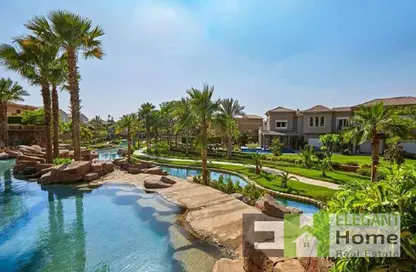 Villa - 5 Bedrooms - 6 Bathrooms for rent in Swan Lake - The 1st Settlement - New Cairo City - Cairo
