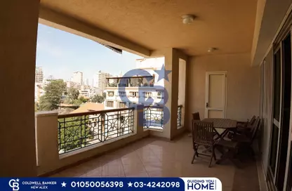 شقة - 4 غرف نوم - 3 حمامات للبيع في شارع نبيل شاكر حسان - رشدي - حي شرق - الاسكندرية