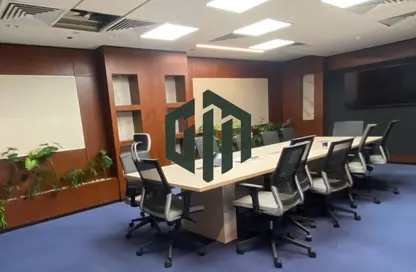Office Space - Studio - 1 Bathroom for rent in Bank Center Street - South Teseen St. - The 5th Settlement - New Cairo City - Cairo