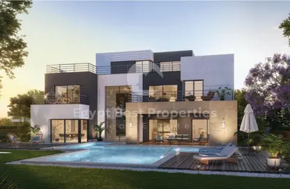 Townhouse - 3 Bedrooms - 3 Bathrooms for sale in Badya Palm Hills - 6 October Compounds - 6 October City - Giza