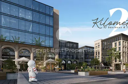 Office Space - Studio - 1 Bathroom for sale in Swan Lake Residence - 5th Settlement Compounds - The 5th Settlement - New Cairo City - Cairo