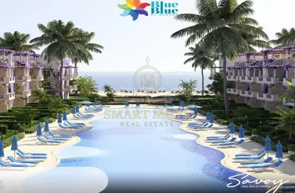 شاليه - 3 غرف نوم - 2 حمامات للبيع في بلو بلو - العين السخنة - السويس