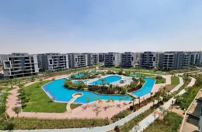 Apartment - 2 Bedrooms - 2 Bathrooms for sale in Sun Capital - Fayoum Desert road - 6 October City - Giza