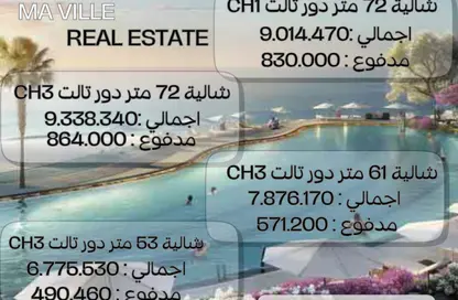 Chalet - 1 Bedroom - 1 Bathroom for sale in Madinaty - Cairo