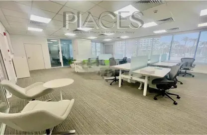 Office Space - Studio - 1 Bathroom for rent in Cairo Festival City - North Investors Area - New Cairo City - Cairo