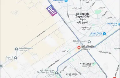 مساحات مكتبية - استوديو - 1 حمام للبيع في طريق وصلة دهشور - الشيخ زايد - الجيزة