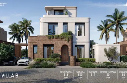 Duplex - 3 Bedrooms - 3 Bathrooms for sale in Crescent Walk - 5th Settlement Compounds - The 5th Settlement - New Cairo City - Cairo