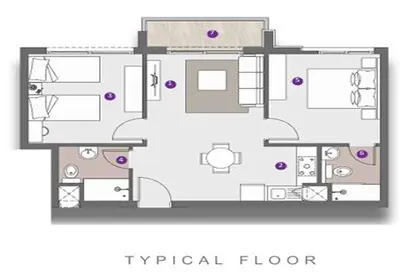 Chalet - 2 Bedrooms - 2 Bathrooms for sale in D.O.S.E North Coast - Qesm Ad Dabaah - North Coast