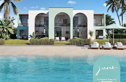 Chalet - 2 Bedrooms - 2 Bathrooms for sale in June - Ras Al Hekma - North Coast