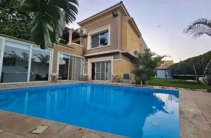 Twin House - 4 Bedrooms - 4 Bathrooms for sale in Meadows Park - Sheikh Zayed Compounds - Sheikh Zayed City - Giza