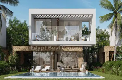 Chalet - 4 Bedrooms - 4 Bathrooms for sale in Azha North - Ras Al Hekma - North Coast