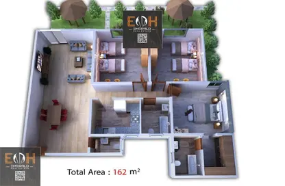 Apartment - 3 Bedrooms - 3 Bathrooms for sale in Belbeis Road   Road 10 - 3rd District - Obour City - Qalyubia