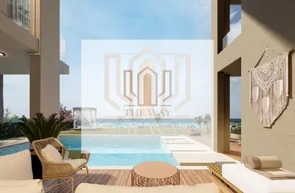 Chalet - 2 Bedrooms - 2 Bathrooms for sale in Ramla Lakeside - Qesm Ad Dabaah - North Coast