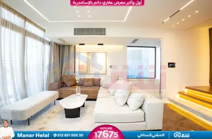 فيلا - 4 غرف نوم - 3 حمامات للبيع في سكاي لاين - سموحة - حي شرق - الاسكندرية