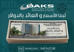 Hotel Apartment - 1 Bedroom - 1 Bathroom for sale in Nile Business City - Downtown Area - New Capital City - Cairo