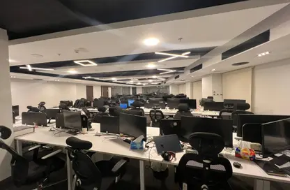 Office Space - Studio - 2 Bathrooms for rent in Bank Center Street - South Teseen St. - The 5th Settlement - New Cairo City - Cairo