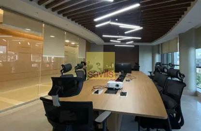 Office Space - Studio - 2 Bathrooms for rent in Bank Center Street - South Teseen St. - The 5th Settlement - New Cairo City - Cairo