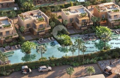 Chalet - 2 Bedrooms - 2 Bathrooms for sale in Ramla Lakeside - Qesm Ad Dabaah - North Coast