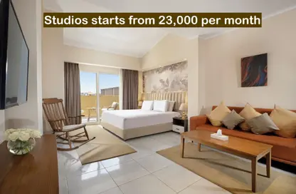 Apartment - Studio - 1 Bathroom for rent in American University Housing District - 5th Settlement Compounds - The 5th Settlement - New Cairo City - Cairo