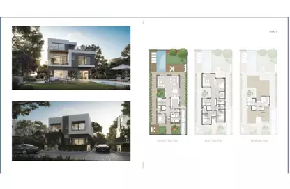 Villa - 5 Bedrooms - 5 Bathrooms for sale in Palm Hills New Cairo - 5th Settlement Compounds - The 5th Settlement - New Cairo City - Cairo