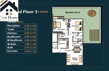 Apartment - 2 Bedrooms - 2 Bathrooms for sale in Bait Alwatan - The 5th Settlement - New Cairo City - Cairo