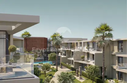 Apartment - 2 Bedrooms - 1 Bathroom for sale in Hills of one - New Zayed City - Sheikh Zayed City - Giza