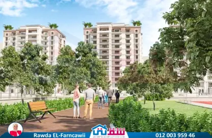 Apartment - 3 Bedrooms - 2 Bathrooms for sale in Waterfront - Sawary - Alexandria Compounds - Alexandria