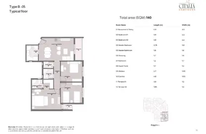 Apartment - 3 Bedrooms - 3 Bathrooms for sale in Citalia - New Obour City - Qalyubia