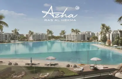 Chalet - 2 Bedrooms - 2 Bathrooms for sale in Azha North - Ras Al Hekma - North Coast