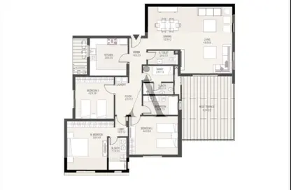 Apartment - 3 Bedrooms - 3 Bathrooms for sale in District 5 - 5th Settlement Compounds - The 5th Settlement - New Cairo City - Cairo