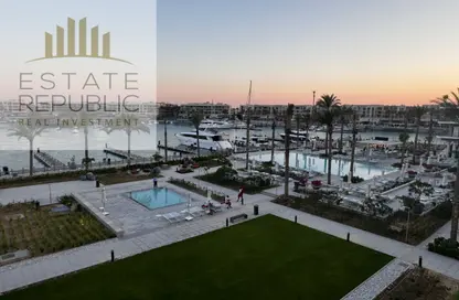 Chalet - 2 Bedrooms - 2 Bathrooms for rent in Marassi - Sidi Abdel Rahman - North Coast