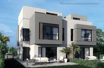 Twin House - 3 Bedrooms - 3 Bathrooms for sale in Palm Hills New Cairo - 5th Settlement Compounds - The 5th Settlement - New Cairo City - Cairo