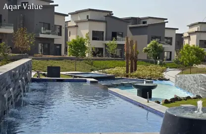 Twin House - 4 Bedrooms - 4 Bathrooms for sale in Creek Town - The 1st Settlement - New Cairo City - Cairo