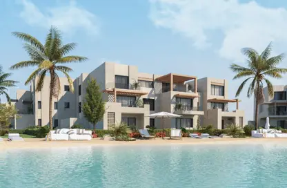 Twin House - 3 Bedrooms - 4 Bathrooms for sale in Swan Lake Gouna - Al Gouna - Hurghada - Red Sea